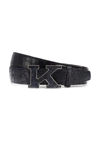 Ремень из кожи крокодила Kiton