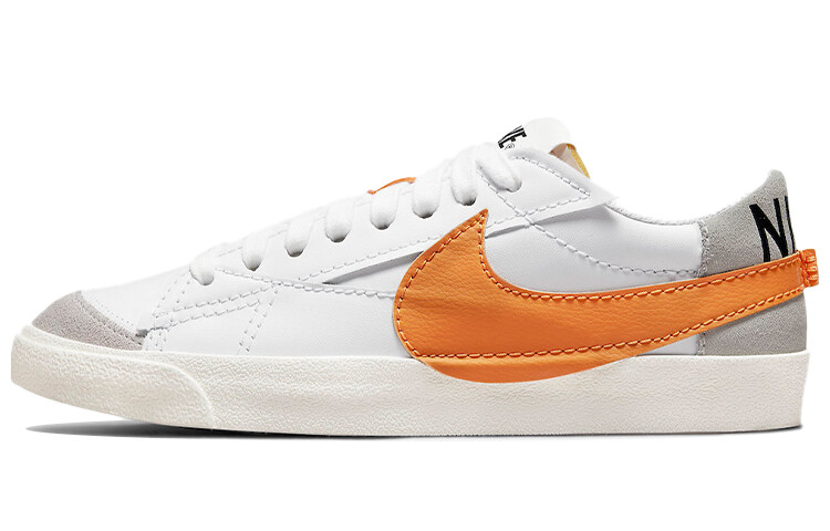 Кроссовки для скейтбординга Nike Blazer Low Jumbo Белый/Оранжевый