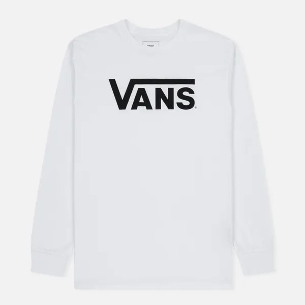 Мужской лонгслив Vans Classic белый, Размер S