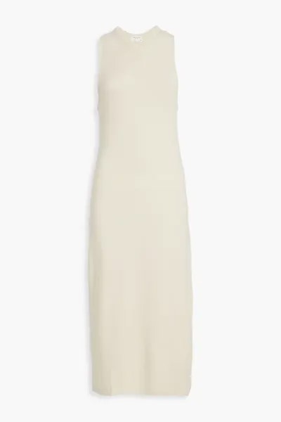 Платье миди из эластичного джерси Sydney Rag & Bone, крем