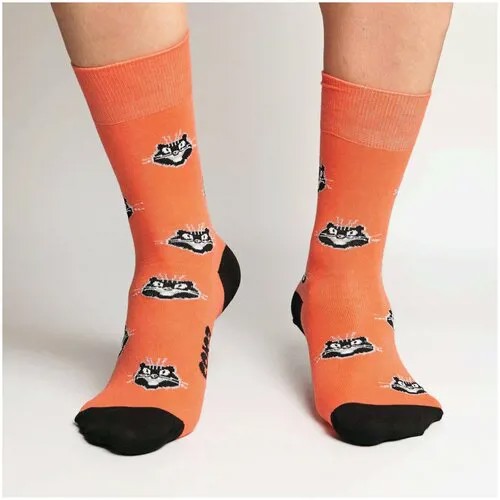 Носки St. Friday Носки с рисунками St.Friday Socks x Союзмультфильм, размер 38-41, розовый, оранжевый