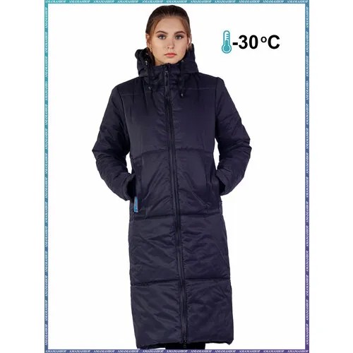 Пуховик AMAMA SHOP, размер XS, черный
