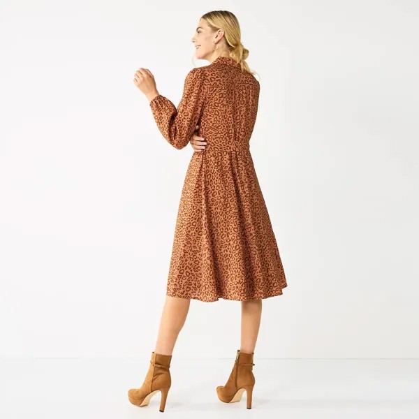 Женское платье-рубашка миди Nine West Nine West