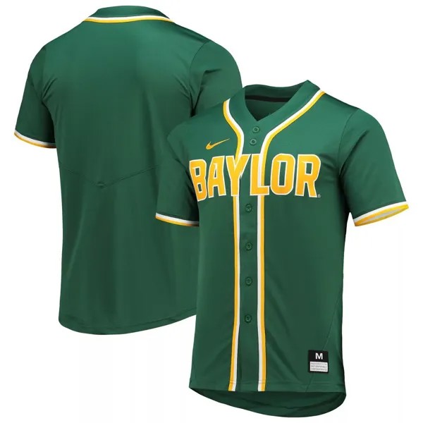 Мужская зеленая бейсбольная майка Baylor Bears Replica Nike