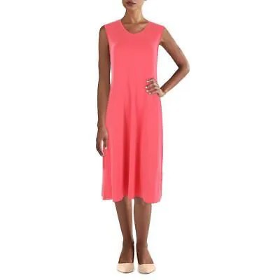 Женское платье-туника Eileen Fisher из джерси до середины икры BHFO 8623