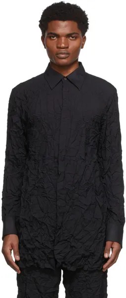 Черная мятая рубашка Dion Lee