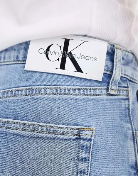 Светлые зауженные джинсы Calvin Klein Jeans