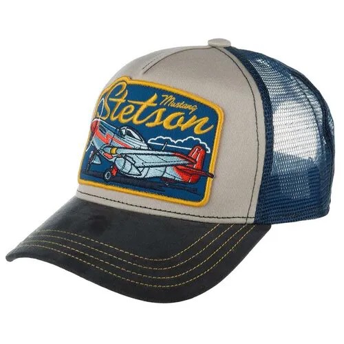 Бейсболка STETSON, размер OneSize, белый, синий