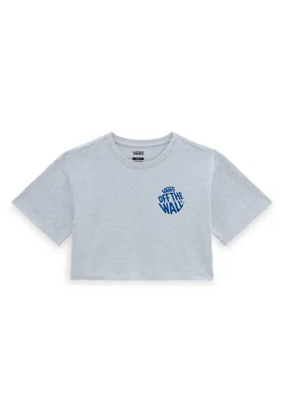 Футболка с принтом CIRCLE SS Vans, цвет light grey heather