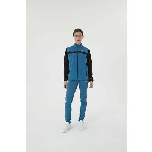 Брюки скинни KV+, размер S, синий, желтый