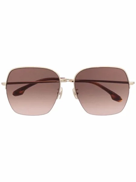 Victoria Beckham Eyewear солнцезащитные очки в массивной оправе