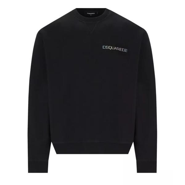 Футболка palm beach cool fit sweatshirt Dsquared2, черный