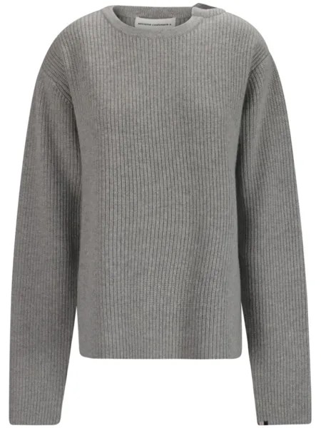 Extreme cashmere кашемировый свитер, серый