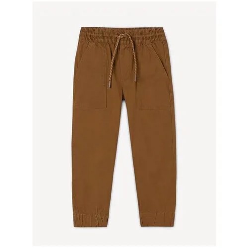 Хаки джинсы Jogger для мальчика Gloria Jeans, размер 5-6л/116