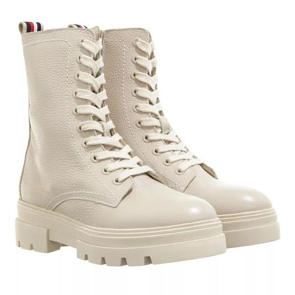 Ботинки monochromatic lace up boot classic Tommy Hilfiger, бежевый