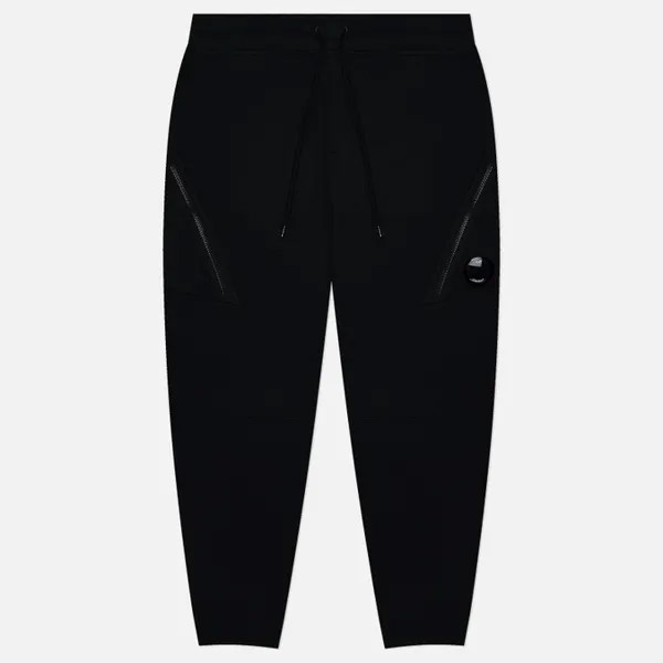 Мужские брюки C.P. Company Diagonal Raised Fleece Tapered Leg чёрный, Размер L