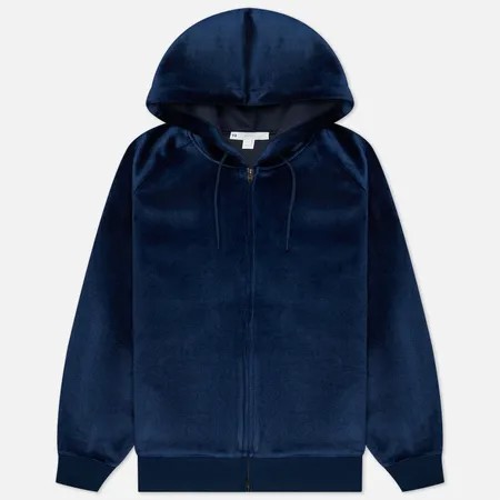 Мужская толстовка Y-3 Square Velvet Spacer Full-Zip Hoodie, цвет синий, размер L