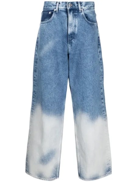 Tommy Jeans прямые джинсы с эффектом омбре, синий