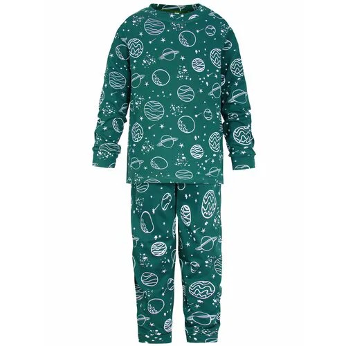 Пижама  ИНОВО, размер 110, зеленый