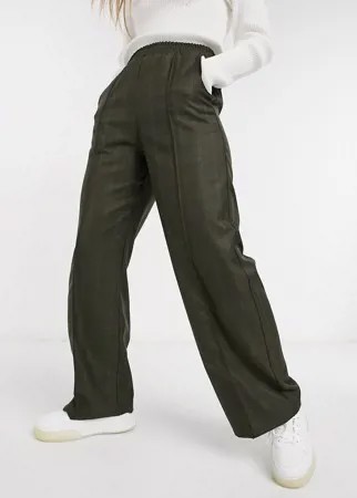 Спортивные брюки цвета хаки в винтажном стиле ASOS DESIGN-Зеленый цвет