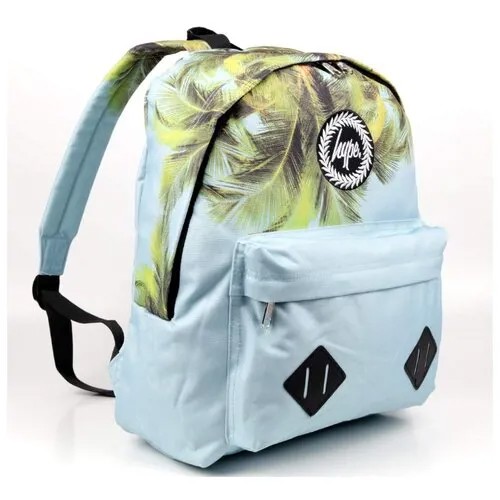 Женский текстильный рюкзак Hype ДТ 001 Голубой Пальмы