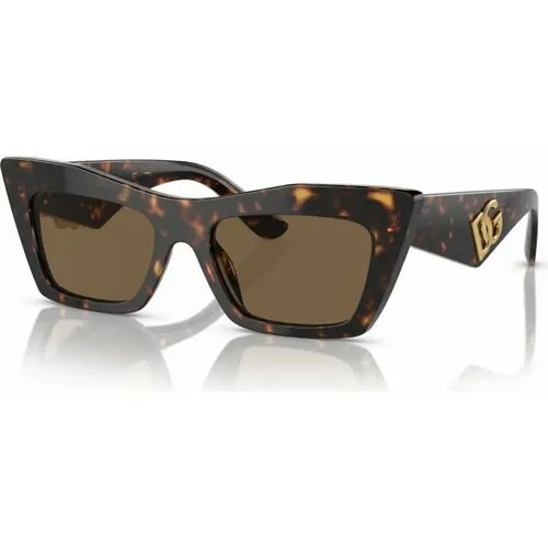 Солнцезащитные очки DOLCE & GABBANA DG 4435 502/73, коричневый