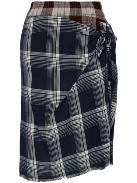Vivienne Westwood юбка миди Chippendale, синий