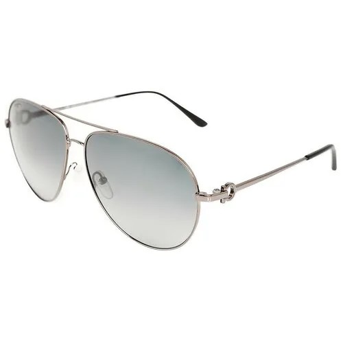 Солнцезащитные очки Salvatore Ferragamo, авиаторы, оправа: металл, для женщин
