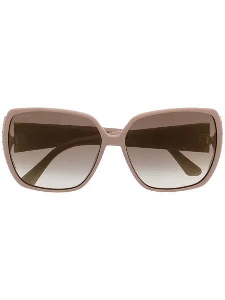 Jimmy Choo Eyewear солнцезащитные очки Cloes в массивной оправе