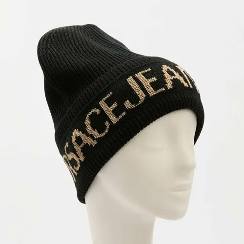 Шапка Versace Jeans Couture, размер OneSize, черный