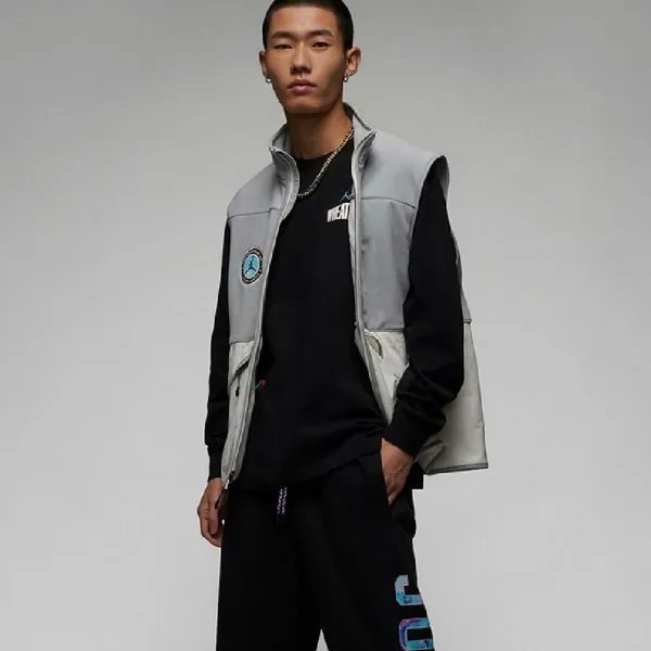 Свитшот Nike AS M J FLT MVP STMT 85 LS CREW, черный/белый