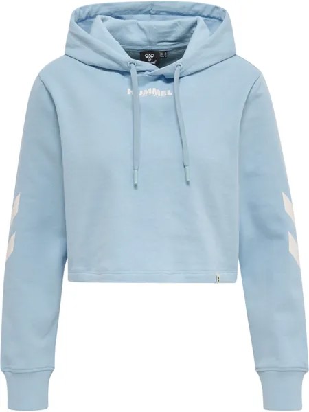 Толстовка Hummel Hoodie Hmllegacy Woman Cropped Hoodie, цвет PLACID BLUE