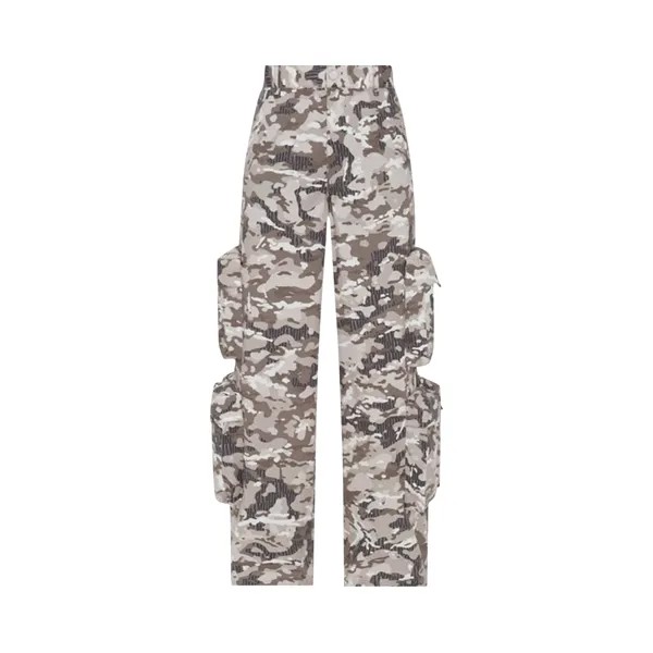 Брюки-карго Amiri Camo Baggy, зеленый камуфляж