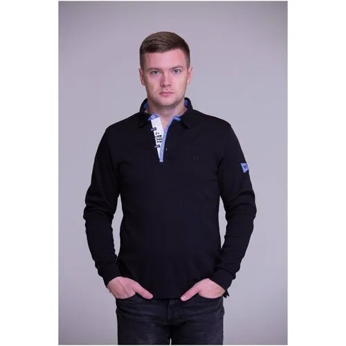 Поло ТД Коллекция, размер 2XL, чёрный