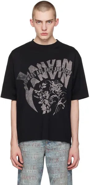 Черная футболка Future Edition Lanvin, цвет Black