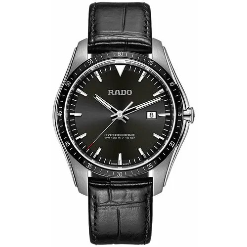Наручные часы RADO, серебряный, черный