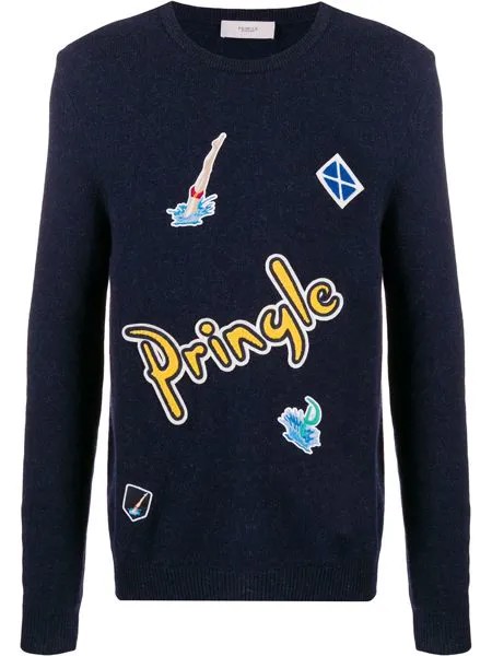 Pringle of Scotland джемпер с нашивками