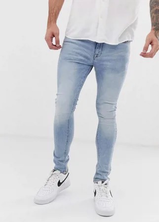 Светло-синие джинсы скинни Voi Jeans-Синий