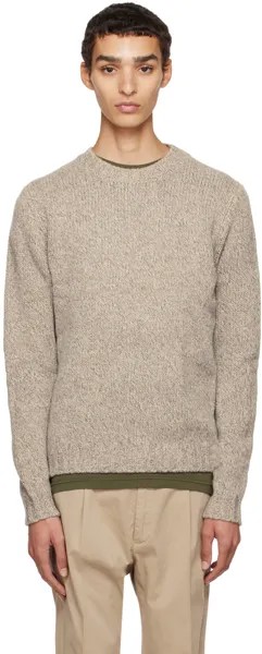 Серый свитер с круглым вырезом ASPESI