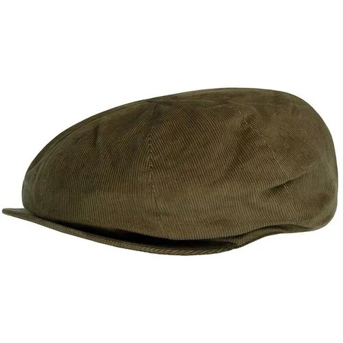 Кепка восьмиклинка Hanna Hats, хлопок, размер 57, зеленый