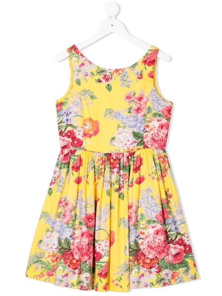 Ralph Lauren Kids платье с цветочным принтом