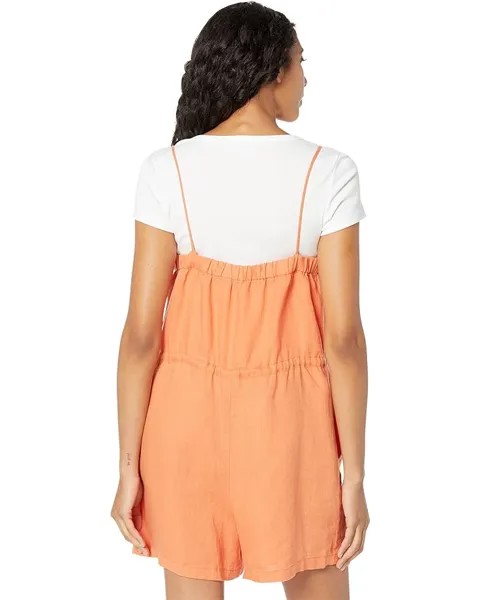 Шорты MANGO Bell Playsuit, цвет Light/Pastel Orange