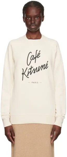 Толстовка Off-White Cafe Kitsune Maison Kitsune