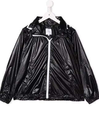 Givenchy Kids куртка на молнии с капюшоном