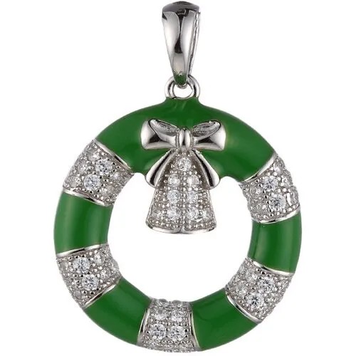 Подвеска ELEMENT47, серебро, 925 проба, эмаль