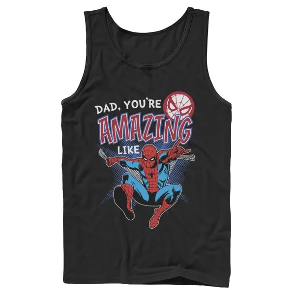 Мужская майка Marvel Spider-Man Amazing Dad на День отца
