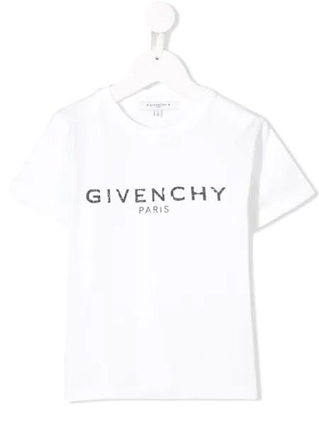 Givenchy Kids футболка с логотипами