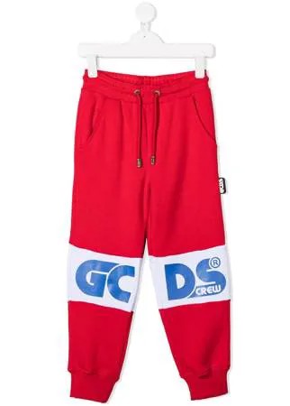 Gcds Kids спортивные брюки с логотипом