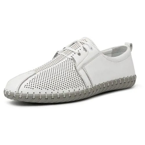 Полуботинки летние мужские TR-DR-2430A PIERRE CARDIN размер 42, белый