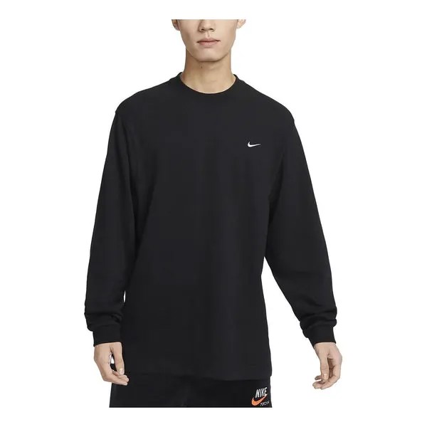 Толстовка Nike Solo Swoosh Long-Sleeve Top 'Black', черный